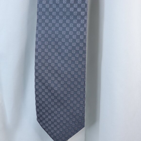 Michael Kors Men's Necktie Gray Plaid and Checks 58" Designer Tie NWT - Picture 3 of 9